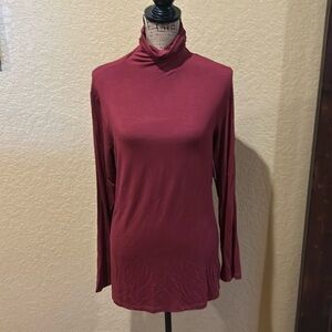 Halogen long sleeve, burgundy turtleneck, XL, NWT | offer in description